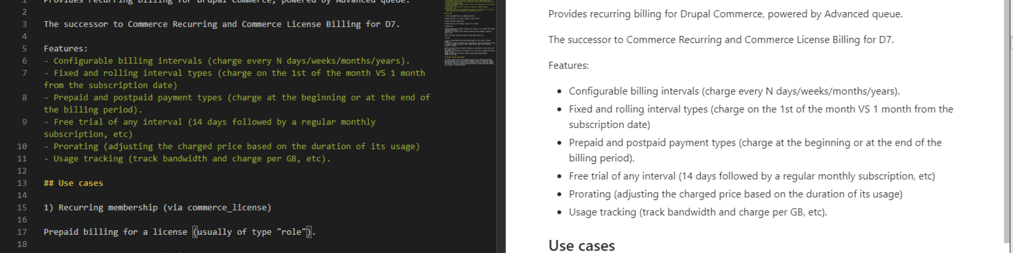 Lenguaje markdown en README.md